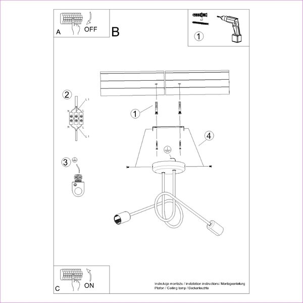 Luster LOOP 2 crni