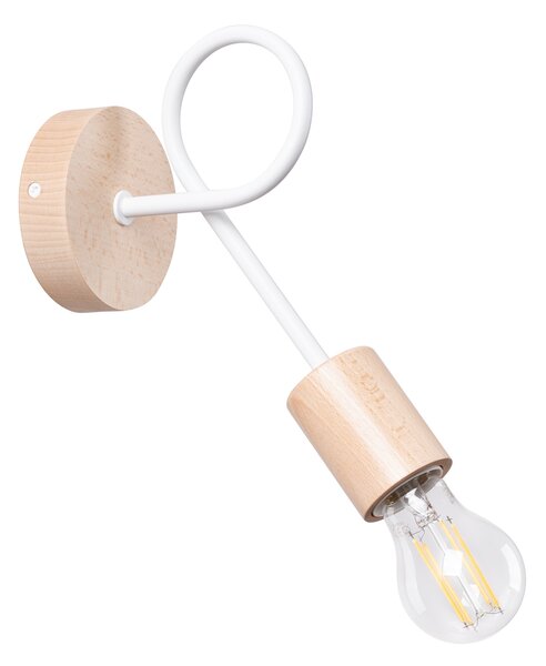 Zidna lampa EMBER bijela
