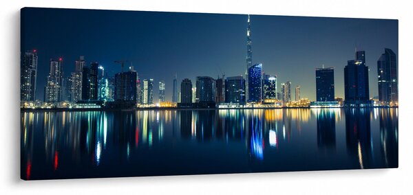 Slika noćnog grada (120x50 cm)