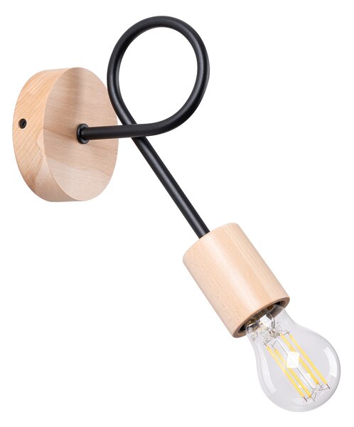 Zidna lampa EMBER schwarz