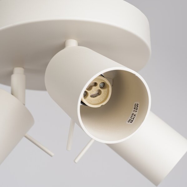 Stropna lampa RING 3P bež
