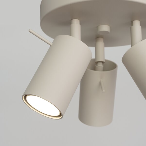 Stropna lampa RING 3P bež