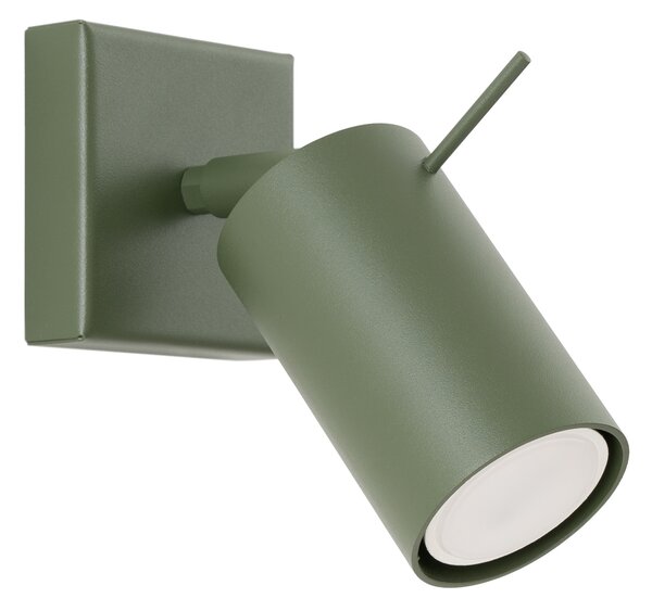 Zidna lampa RING maslinasto zelena