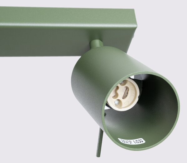 Stropna lampa RING 2 maslinasto zelena
