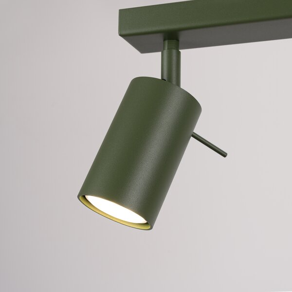 Stropna lampa RING 2 maslinasto zelena