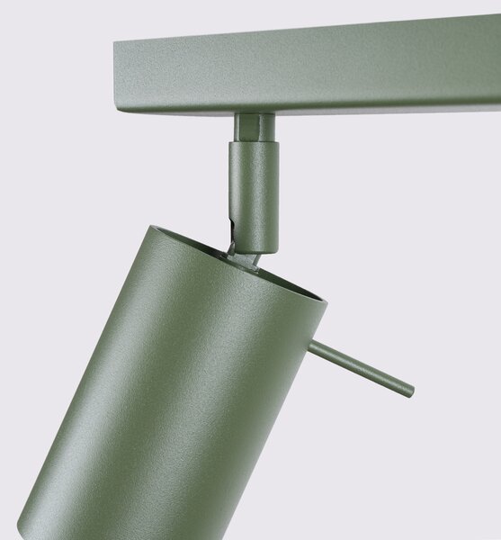 Stropna lampa RING 2 maslinasto zelena