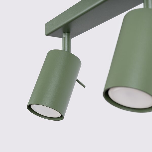 Stropna lampa RING 2 maslinasto zelena