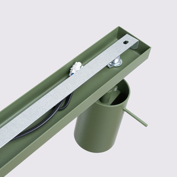 Stropna lampa RING 3L maslinasto zelena