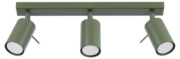Stropna lampa RING 3L maslinasto zelena