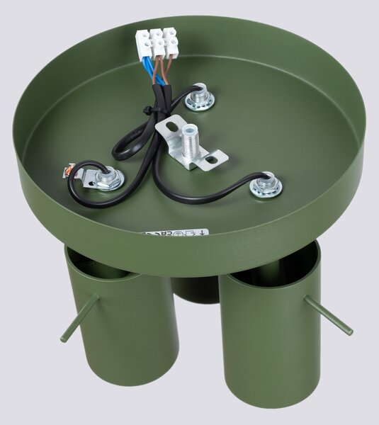 Stropna lampa RING 3P maslinasto zelena