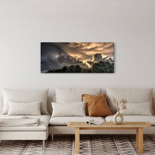Slika oblaka i šume (120x50 cm)