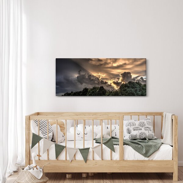 Slika oblaka i šume (120x50 cm)