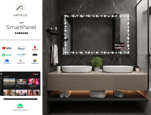 Ogledalo s LED osvjetljenjem M20 premium