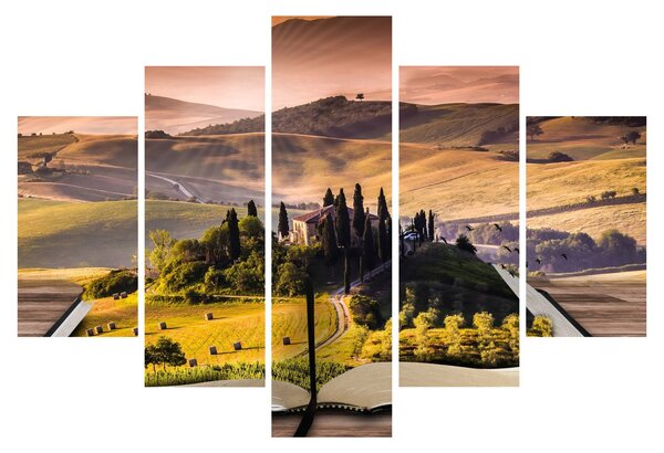 Slika krajolika u knjizi (150x105 cm)