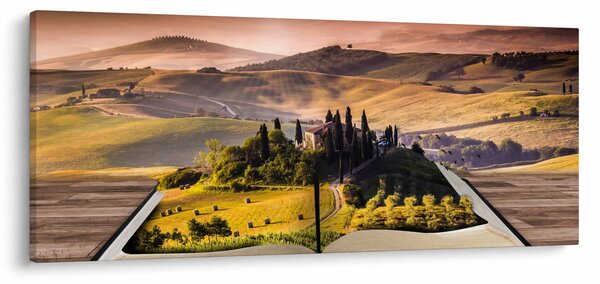 Slika krajolika u knjizi (120x50 cm)