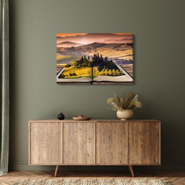 Slika krajolika u knjizi (90x60 cm)