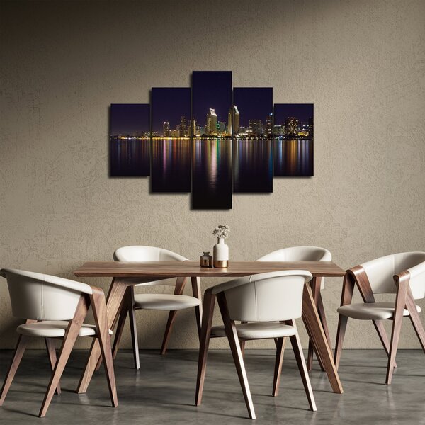 Slika noćnog grada (150x105 cm)
