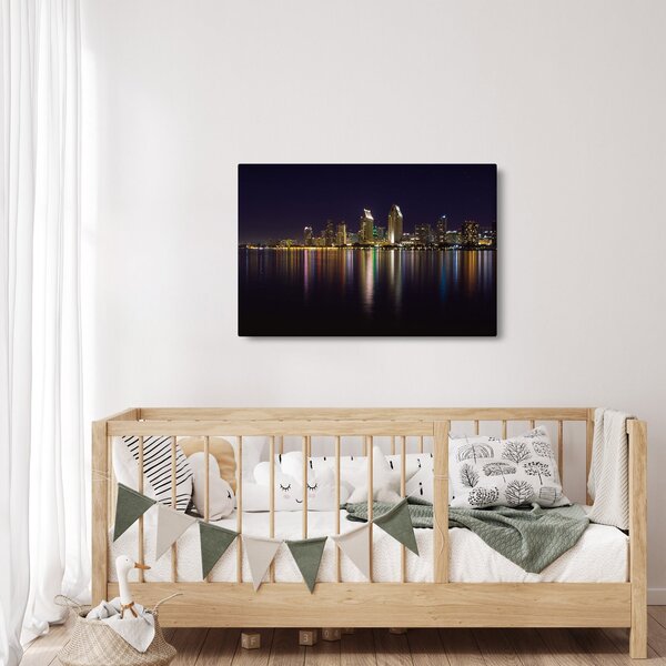 Slika noćnog grada (90x60 cm)