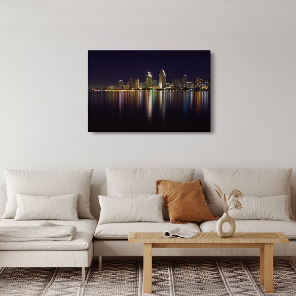 Slika noćnog grada (90x60 cm)