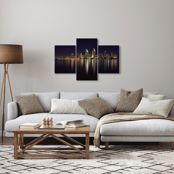 Slika noćnog grada (90x60 cm)