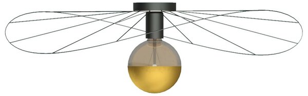 Zidna lampa / Stropna svjetiljka ESKOLA 70 Crna