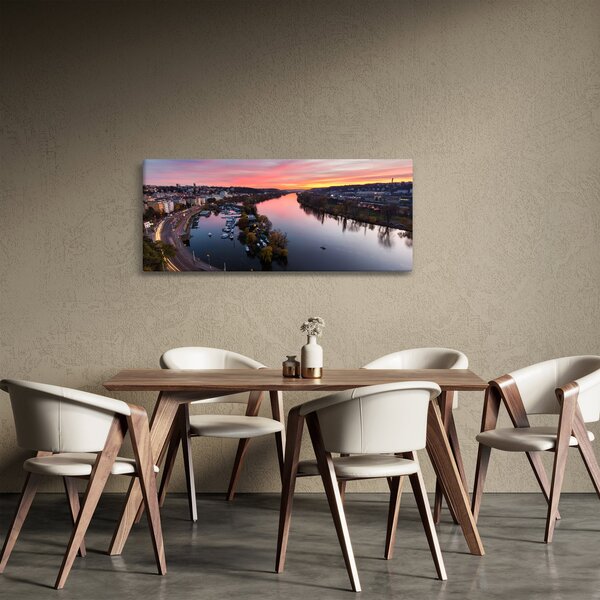 Slika noćnog Praga (120x50 cm)