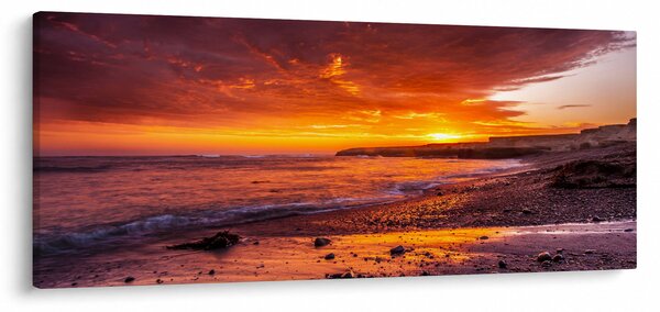 Slika zalaska sunca na moru (120x50 cm)