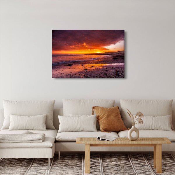 Slika zalaska sunca na moru (90x60 cm)