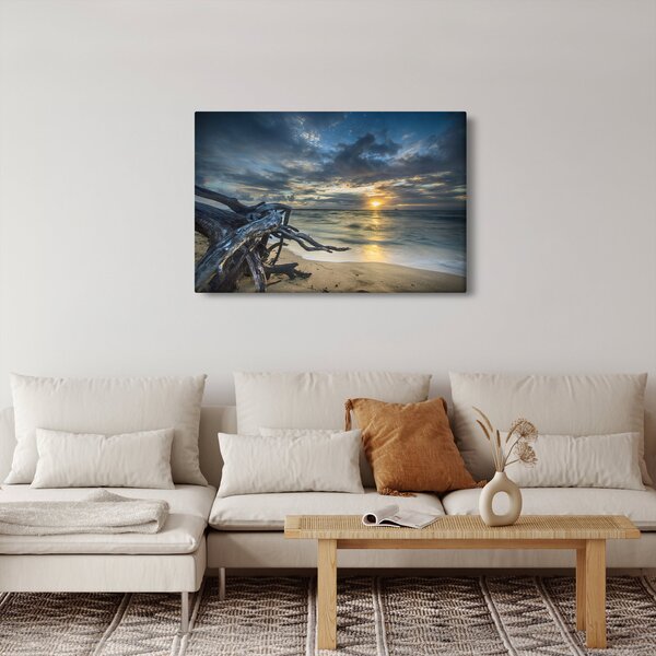 Slika mora sa zalaskom sunca (90x60 cm)