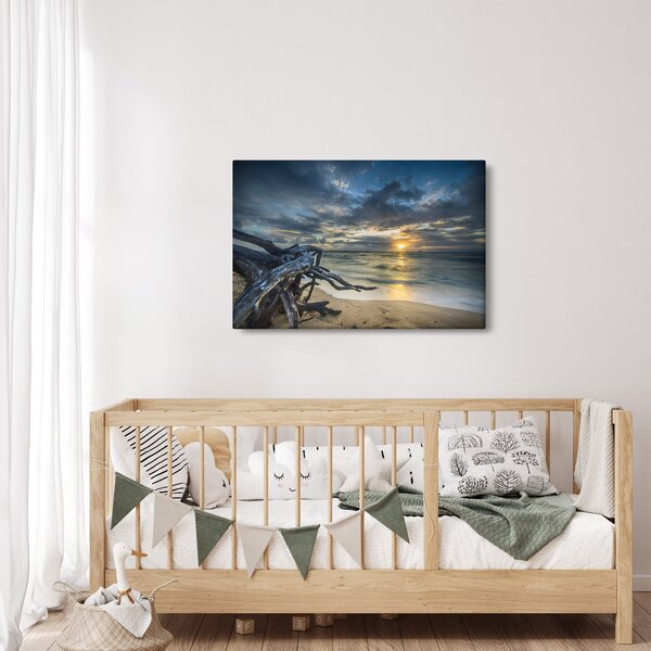 Slika mora sa zalaskom sunca (90x60 cm)