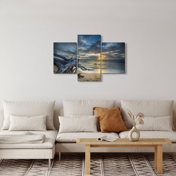 Slika mora sa zalaskom sunca (90x60 cm)
