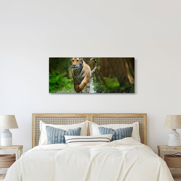 Slika tigra koji trči (120x50 cm)