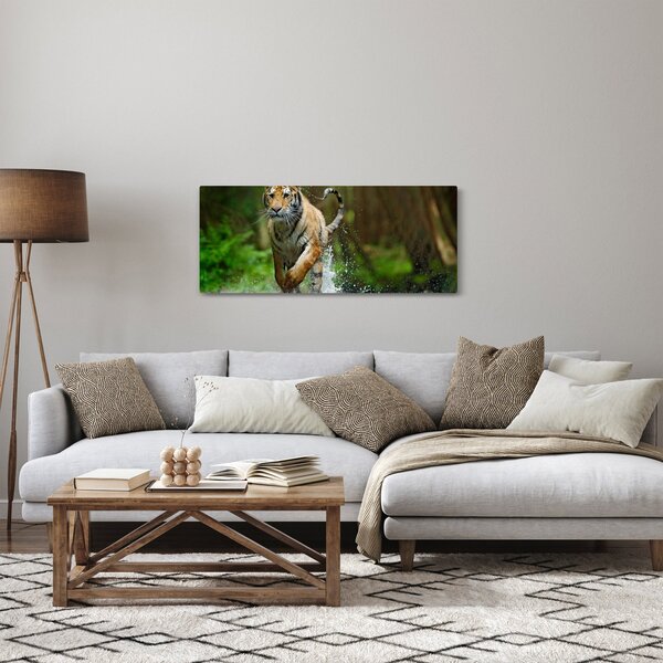 Slika tigra koji trči (120x50 cm)