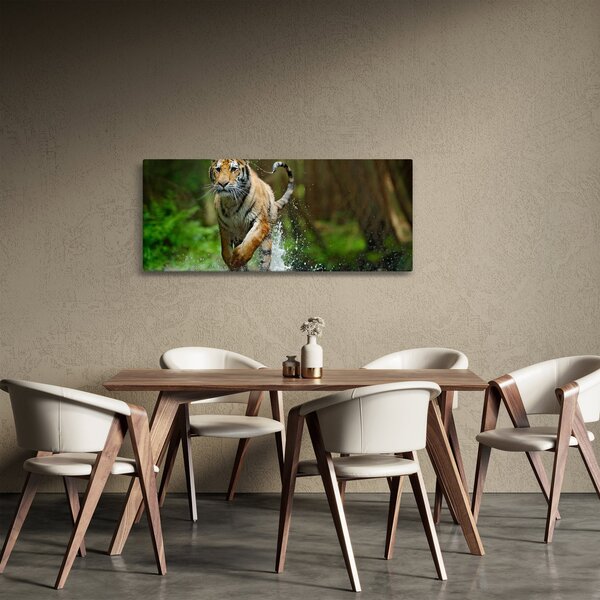 Slika tigra koji trči (120x50 cm)