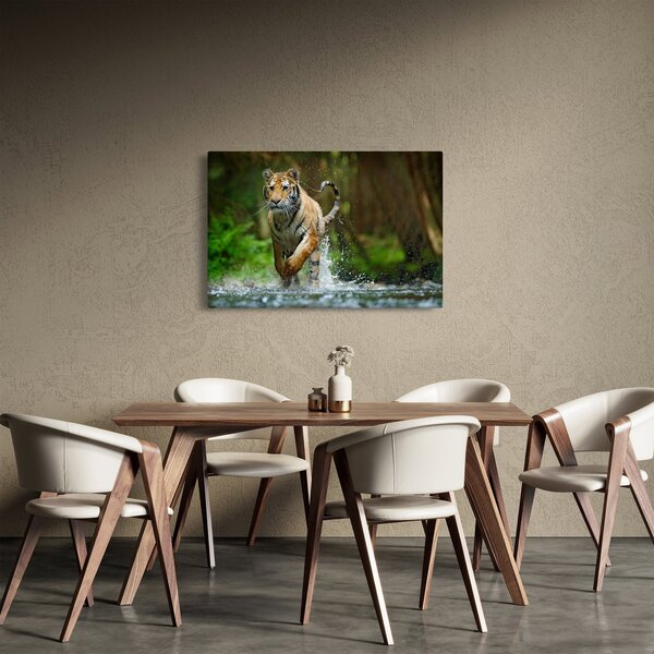 Slika tigra koji trči (90x60 cm)