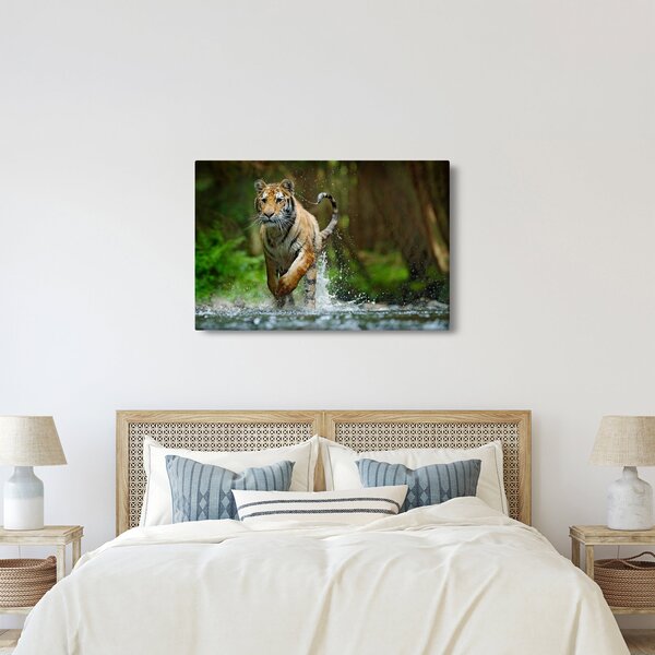 Slika tigra koji trči (90x60 cm)
