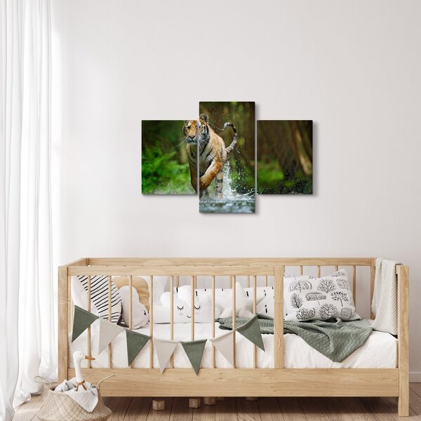 Slika tigra koji trči (90x60 cm)