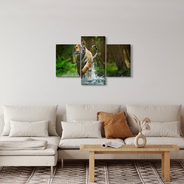 Slika tigra koji trči (90x60 cm)