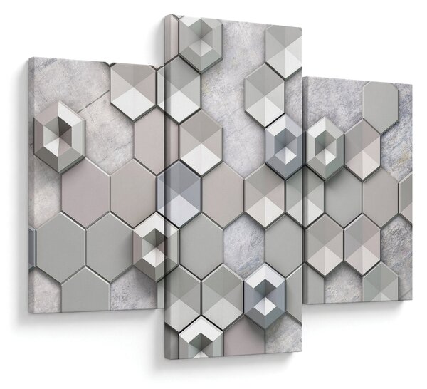 3D apstraktna slika (90x60 cm)