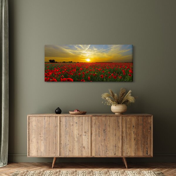 Slika polja maka (120x50 cm)