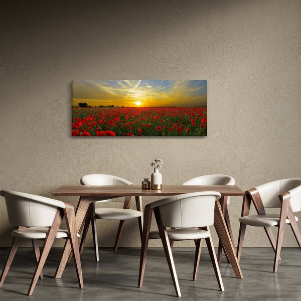 Slika polja maka (120x50 cm)