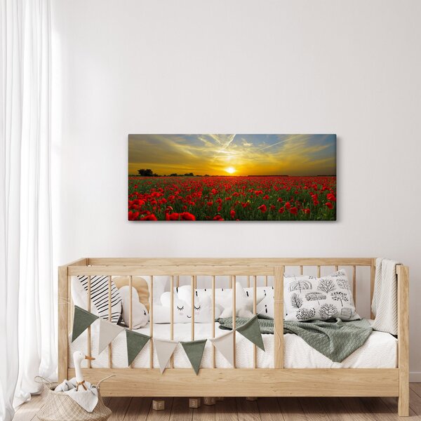 Slika polja maka (120x50 cm)