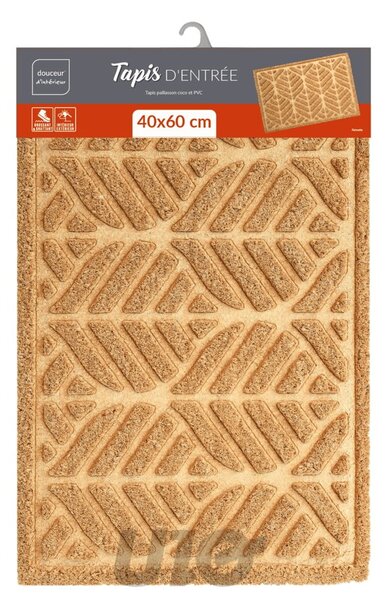 Otirač od kokosovih vlakana 40x60 cm Palmette – douceur d'intérieur