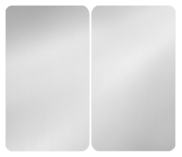 Set od 2 staklena poklopca za štednjak Wenko Universal Silver