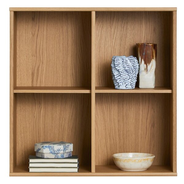 Viseća biblioteka u dekoru hrasta u prirodnoj boji 70x70 cm Mistral – Hammel Furniture