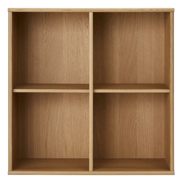 Viseća biblioteka u dekoru hrasta u prirodnoj boji 70x70 cm Mistral – Hammel Furniture
