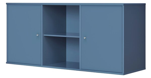 Plava niska viseća komoda 133x61 cm Mistral – Hammel Furniture