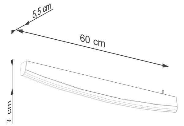 Zidna lampa JORUN Bijela LED 3000K