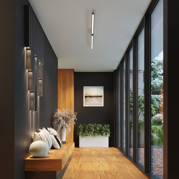 Zidna lampa FREYA 60 Crna