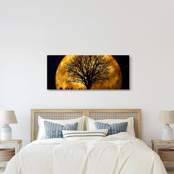 Slika mjeseca i silueta (120x50 cm)
